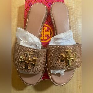 Tory Burch Everly Slide Malva Crystal✨